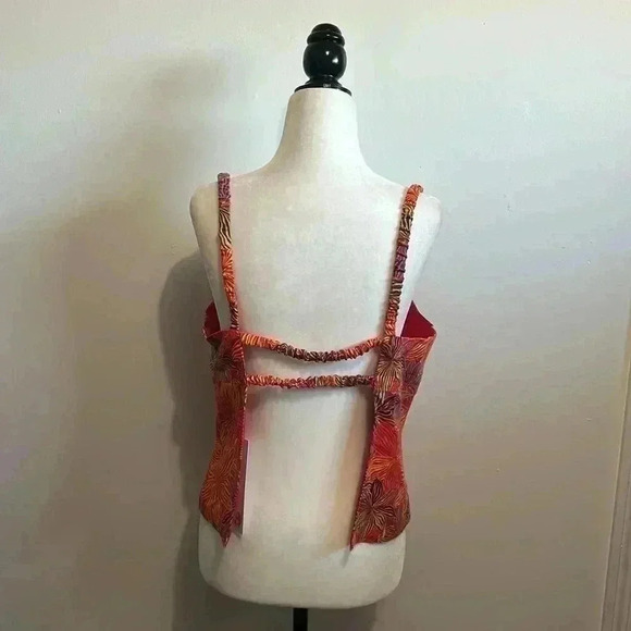 ❤️BNWT House of Harlow 1960 Women’s Lined top with open back size M - Picture 2 of 3